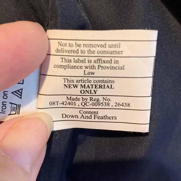 J. Crew Down Buffalo Check Puffer Vest Navy/White Medium EUC Reposhed - Picture 7 of 16